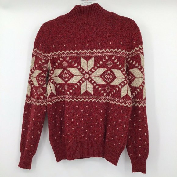 American Eagle Fair Isle Button Sweater Mens Small - Picture 7 of 7